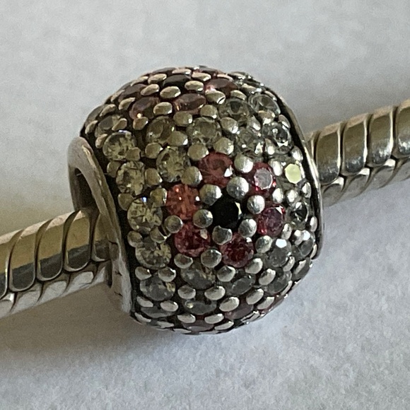 Pandora Pink and Silver Charm Bracelet - Picture 8 of 8